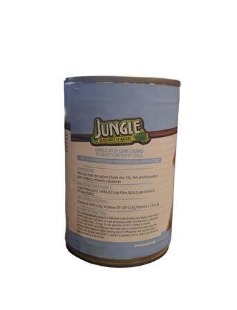 Jungle Konserve Köpek Maması Yavru Kuzu Etli 400gr