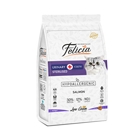 Felicia 400g Sterilised Somonlu Az Tahıllı