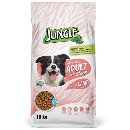 Jungle 10 kg Kuzu Etli Yetişkin Köpek Maması