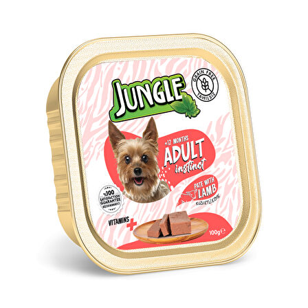 Jungle Püre Yetişkin Köpek Kuzu Etli 100 g