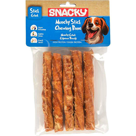 Snacky Çıtır Munchy Köpek Ödülü 5'li 13cm 100 Gr