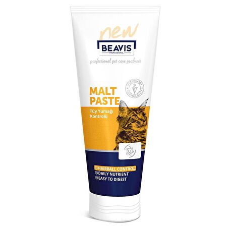 Beavis Kedi Macunu Tüy Yumağı Kontrolü İçin Malt Paste 85 ml