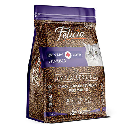 Felicia Az Tahilli Somonlu HypoAllergenic Kisir Kedi Mamasi 1 Kg