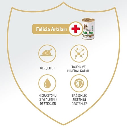 Felicia Tahılsız Yetişkin Tavuklu Kedi Konservesi 400 Gr