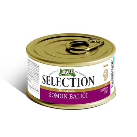 Jungle Selection 70 g Somonlu Kedi Yaş Mama