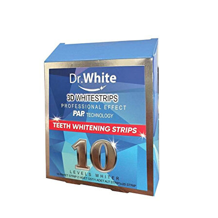 Dr. White Whitening Strip 10lu