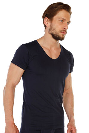 Erkek %100 Pamuklu V Yaka Süprem Fanila 317