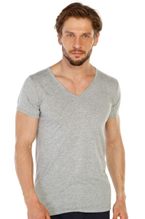 Erkek %100 Pamuklu V Yaka Süprem Fanila 317