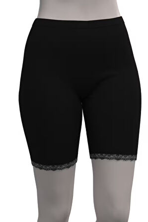 Tolin %100 Pamuk Kadın Dantelli Tayt 421