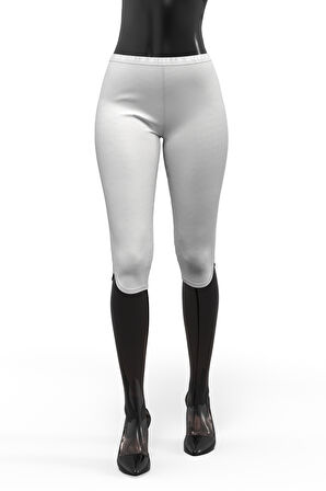 Tolin %100 Pamuk Kadın Biyeli Kapri Tayt 426