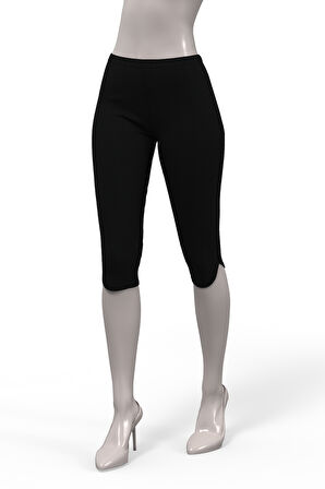 Tolin %100 Pamuk Kadın Biyeli Kapri Tayt 426