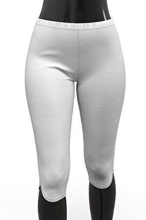 Tolin %100 Pamuk Kadın Biyeli Kapri Tayt 426