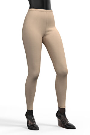 Tolin %100 Pamuk Kadın Biyeli Uzun Tayt 721