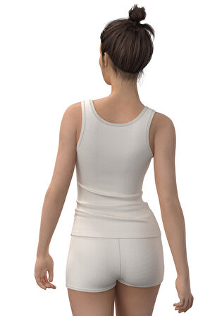 Tolin %100 Pamuk Kadın Geniş Askılı Atlet 1214