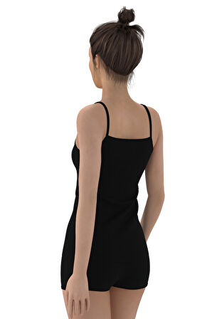 Tolin %100 Pamuk Kadın Biyeli İp Askılı Atlet 1224