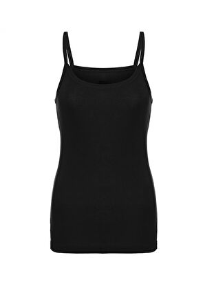 Tolin %100 Pamuk Kadın Biyeli İp Askılı Atlet 1224