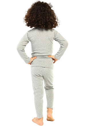 Kız Çocuk Termal Pamuklu Esnek Renkli İçlik Takım 8490