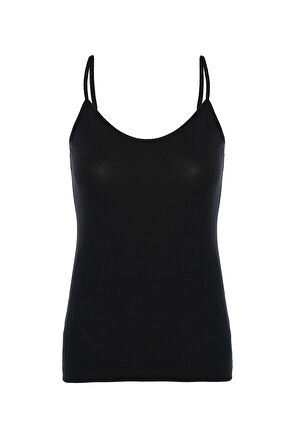 Kadın Pamuklu Likralı Ip Askılı Atlet 1223