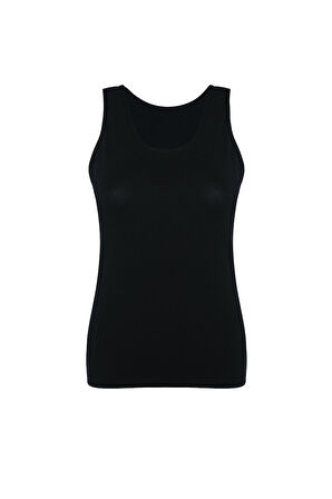 Kadın Pamuklu Likralı Geniş Askılı Atlet 1216