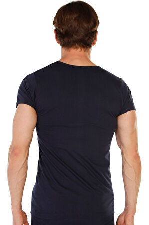 12 li Paket %100 Pamuk Erkek Süprem V Yaka Fanila 317