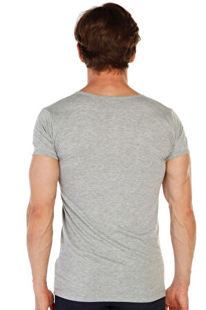 3 lü Paket %100 Pamuk Erkek Süprem V Yaka Fanila 317