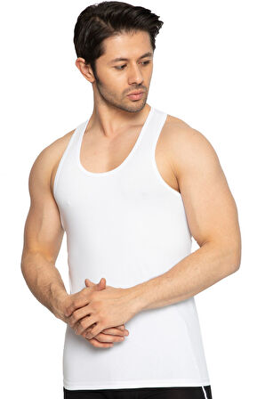 Erkek Sporcu Rambo Pamuklu Likralı Atlet 1147