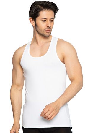 Erkek Sporcu Rambo Pamuklu Likralı Atlet 1147