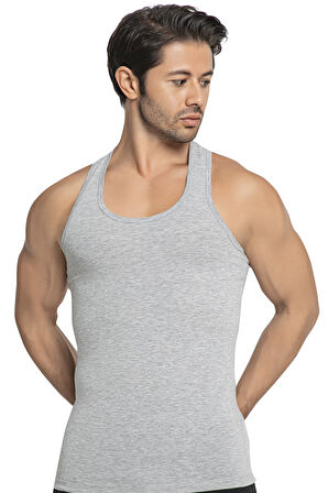 Erkek Sporcu Rambo Pamuklu Likralı Atlet 1147