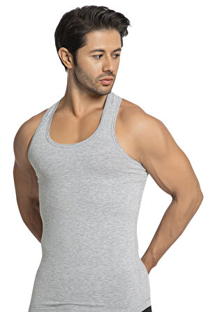 Erkek Sporcu Rambo Pamuklu Likralı Atlet 1147