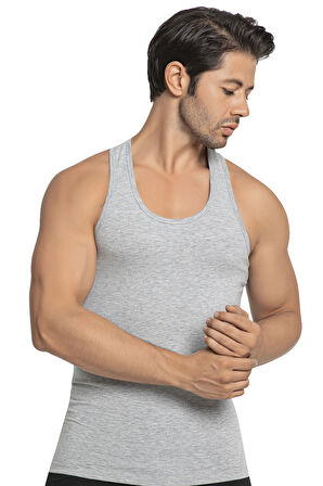 Erkek Sporcu Rambo Pamuklu Likralı Atlet 1147