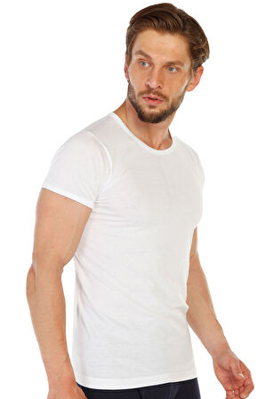 12 li Paket %100 Pamuk O Yaka Erkek Süprem Fanila 314