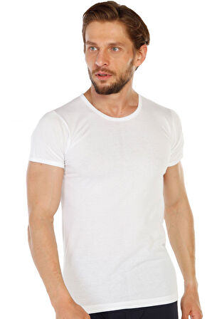 12 li Paket %100 Pamuk O Yaka Erkek Süprem Fanila 314