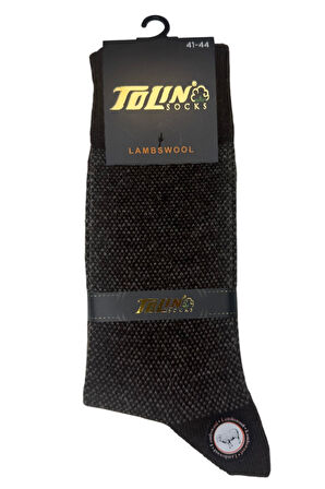 Erkek 12 li Çorap Yün Lambswool 19602