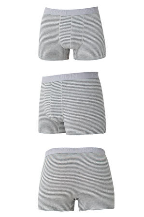 Erkek 3 lü Pamuklu Likralı Renkli Boxer Seti 4147