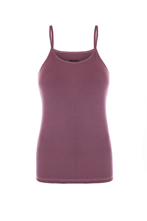 Kadın %100 Pamuk İp Askılı Atlet 1238