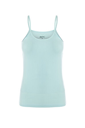 Kadın %100 Pamuk İp Askılı Atlet 1238