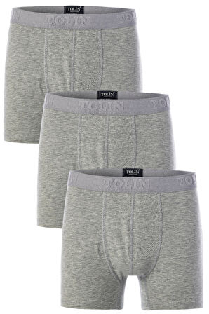 Erkek 3 lü Pamuklu Likralı Renkli Boxer Seti 4147