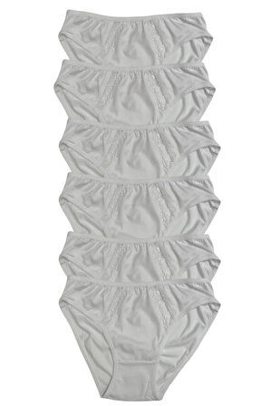 Kadın 6 lı Pamuklu Modal Dantelli Külot Seti 2174