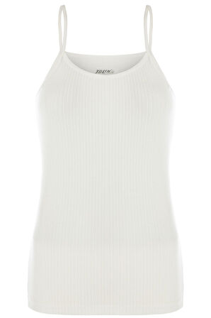 6 lı Kadın %100 Pamuk İp Askılı Fitilli Atlet 1238