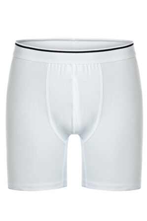 3 lü Erkek Pamuklu Likralı Esnek Uzun Boxer Seti 4197