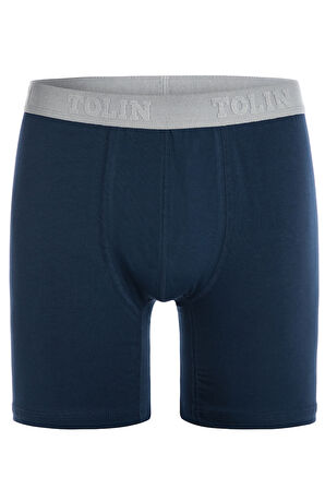 3 lü Erkek Pamuklu Likralı Esnek Uzun Boxer Seti 4197