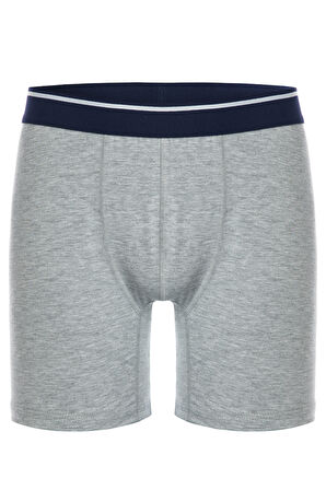 3 lü Erkek Pamuklu Likralı Esnek Uzun Boxer Seti 4197