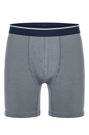 3 lü Erkek Pamuklu Likralı Esnek Uzun Boxer Seti 4197