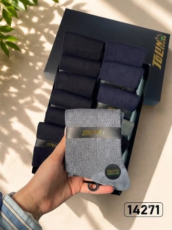 erkek  12 li bambu soket çorap 14271