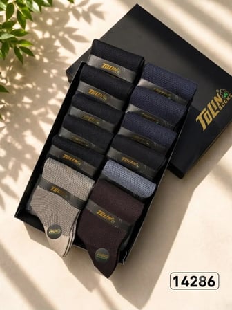erkek  12 li bambu soket çorap 14286