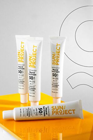 The Sun Project Yüksek Korumalı Aydınlatıcı Mineral Güneş Kremi 50 Spf 40 ml