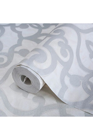 Seven Neoklasik Şam Desenli Silinebilir Duvar Kağıdı (7810-1)