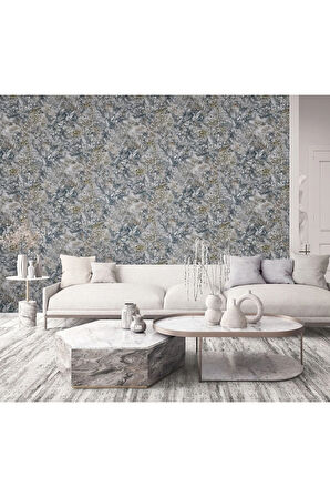 Roka 23101-5 Mermer Desenli Düz Sade Duvar Kağıdı