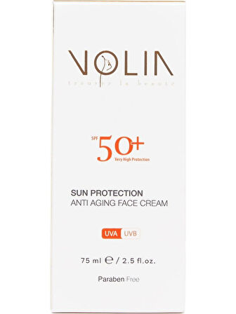 Volia Spf 50 Yüz Kremi | Güneşten Koruyucu Ve Yaşlanma Karşıtı Nemlendirici Krem