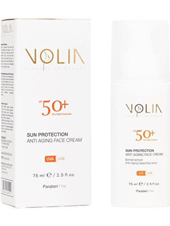 Volia Spf 50 Yüz Kremi | Güneşten Koruyucu Ve Yaşlanma Karşıtı Nemlendirici Krem